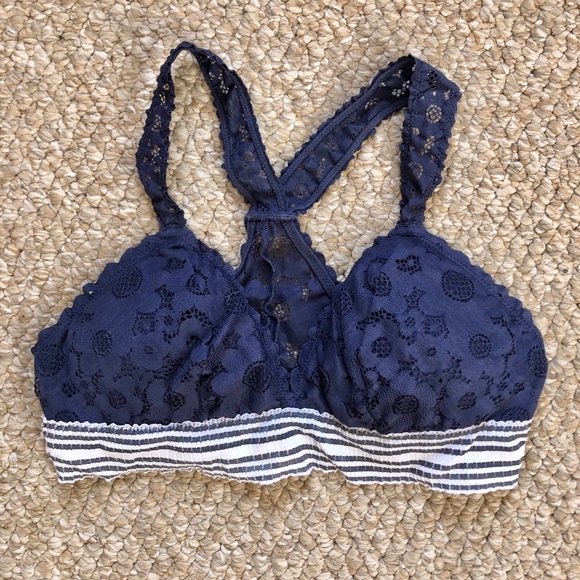 aerie Other - Aerie • blue floral lace bralette